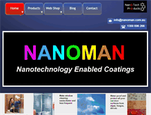 Tablet Screenshot of nanoman.com.au
